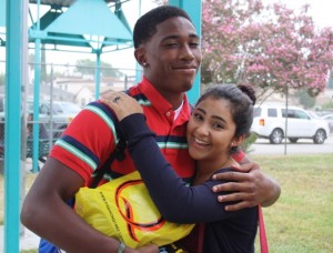 Sophomores Eric Flowers and Iliana Rocha are excited to see familiar faces all summer long. Photo by Dion Mazor