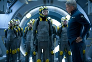 Asa Butterfield (left) and Harrison Ford's (right) performance make "Enders Game" believable with intergalactic warfare. Photo by endersgamemovie.com