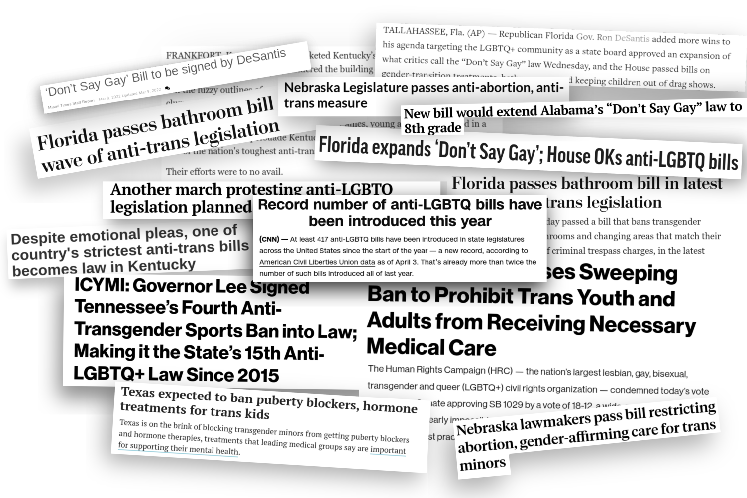 In some states, versions of 'Don't Say Gay' bills have been around for  awhile